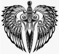 Knife Winged Tattoo